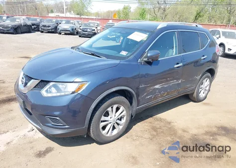 2016 Nissan Rogue Sv z USA, uszkodzony, nr VIN KNMAT2MV7GP735279